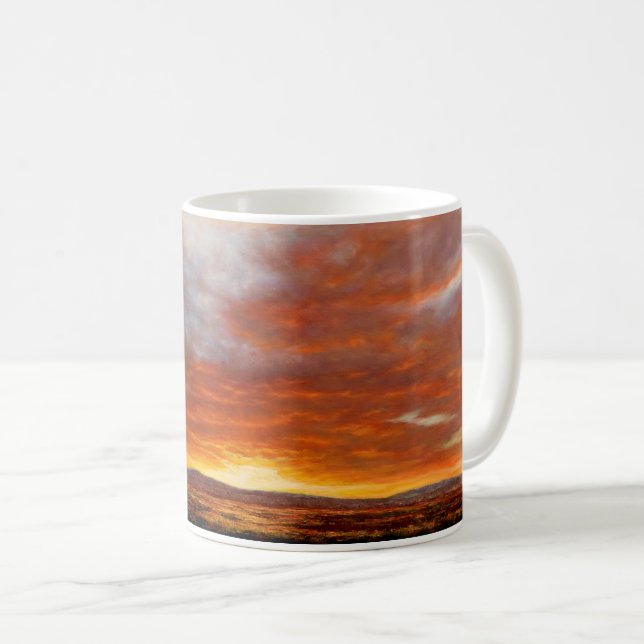 Inspirera soluppgångmugg kaffemugg (Framsida höger)