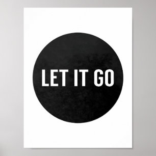 Inspirera svartvitt l5At det går Poster