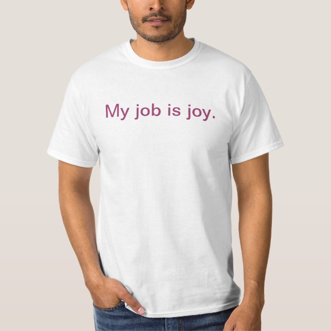 Inspirera t-skjorta -- glädje tee shirt (Framsida)