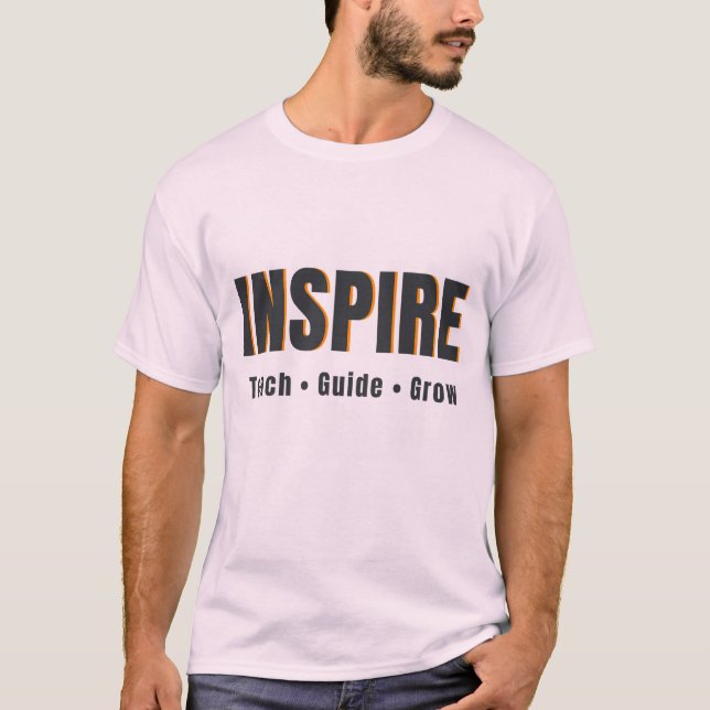 ✅ INSPIRERA. UNDERVISA. LEDA. VÄXA. T SHIRT (Framsida)