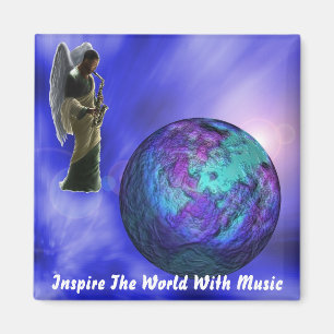 Inspirera världen med musikmagneten magnet