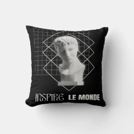 Inspirera världen – Modern estetisk konstdesign Kudde