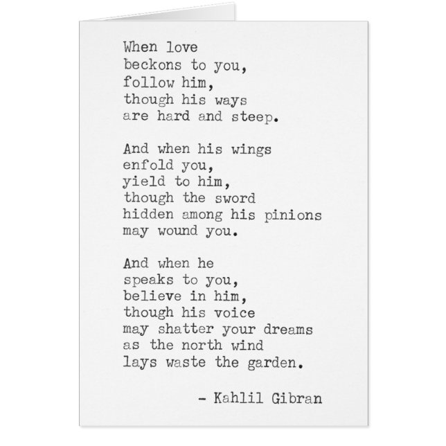 Inspirera verkligt skrivmaskinscitationstecken - hälsningskort (Framsidan)