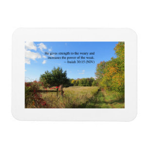 Inspirera Verse - Isaiah 30:15 Magnet