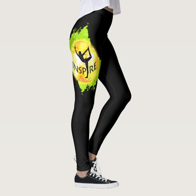Inspirera Yogastil Leggings (Höger)
