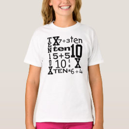 Inspirerad 10th FÖDELSEDAGutslagsplats för ROLIGT T-shirt