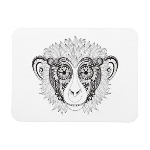 Inspirerad apa magnet
