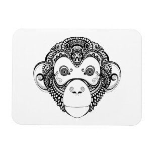 Inspirerad apadesign magnet