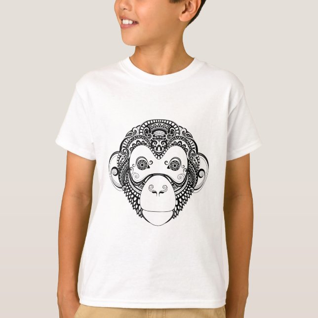 Inspirerad apadesign tee shirt (Framsida)