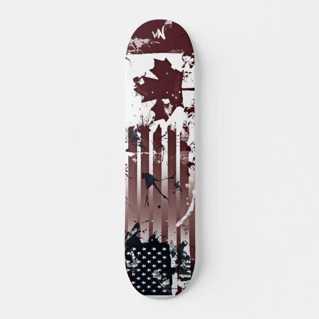 Inspirerad av Alex Old School Skateboard Bräda 21,6 Cm (Framsida)