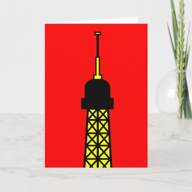 Inspirerad av Eiffel Torn Kort (Framsida)