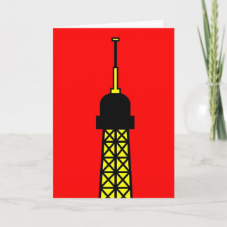 Inspirerad av Eiffel Torn Kort