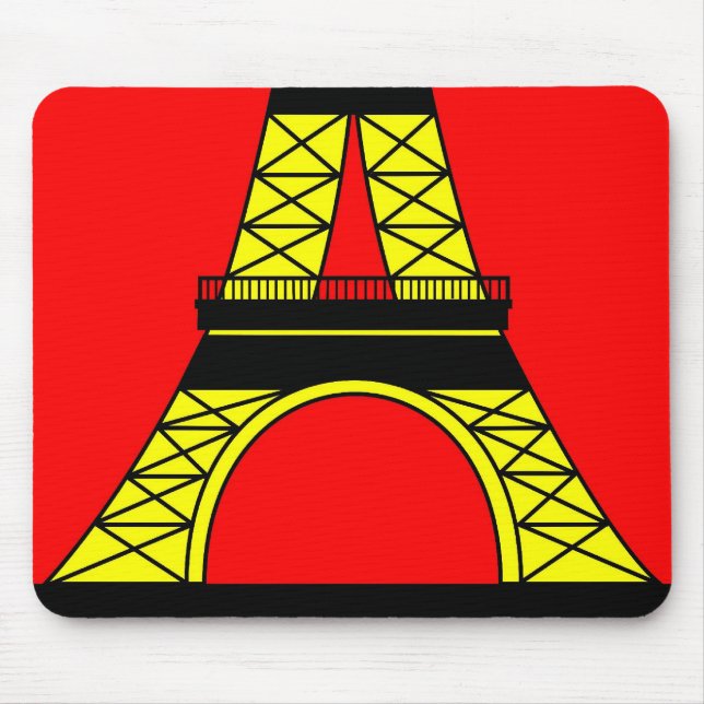 Inspirerad av Eiffel Torn Musmatta (Framsidan)