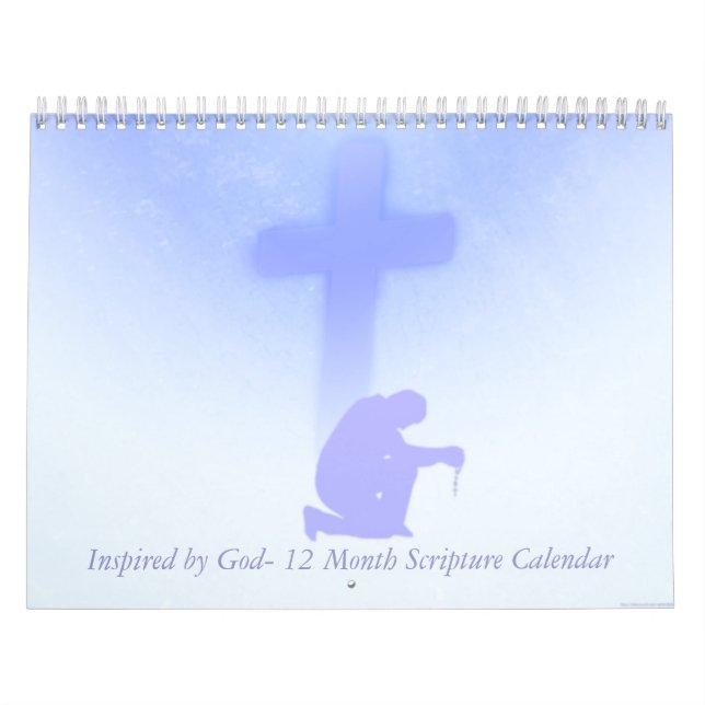 Inspirerad av Gud Scripture Kalender (Omslag)
