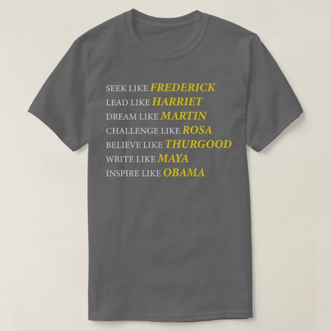 Inspirerad av Heroes T Shirt (Design framsida)