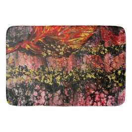 Inspirerad av Kaliforniens bränder Badrumsmatta