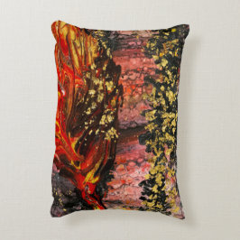 Inspirerad av Kaliforniens bränder Prydnadskudde