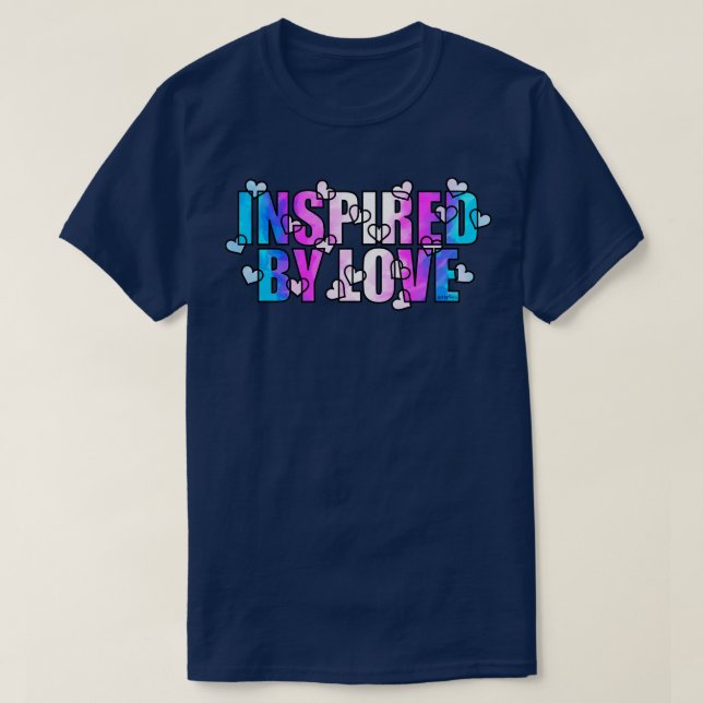 Inspirerad av Kärlek T Shirt (Design framsida)