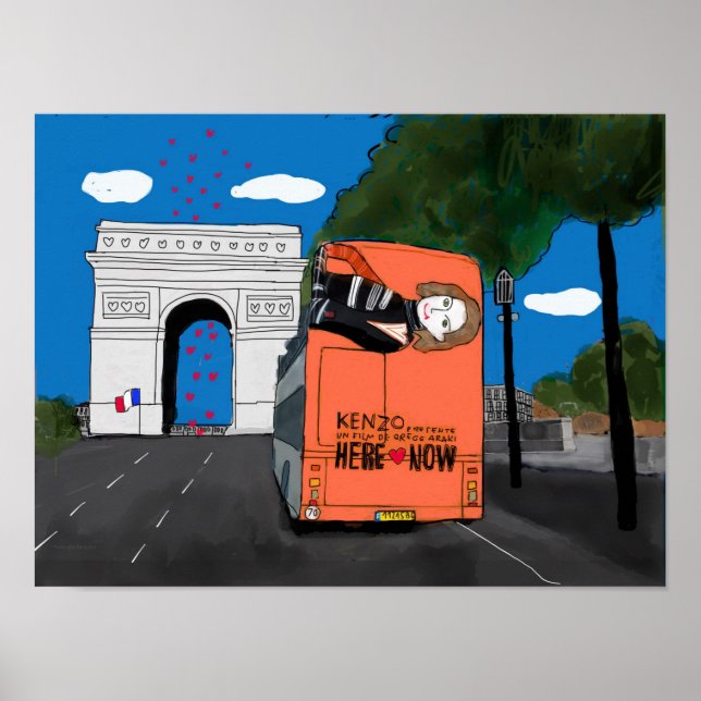 Inspirerad av KENZO Poster (Framsidan)