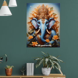 Inspirerad av Lord Ganesha Poster