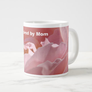 Inspirerad av Mamma koppar Jumbo Rosa Ros Blomma Mugg