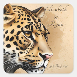 Inspirerad av naturen fyrkantigt klistermärke