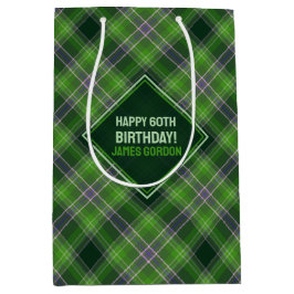 Inspirerad av naturen Grön och lila Tartan-rutig