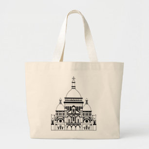 Inspirerad av Sacre Coeur, Montmartre Jumbo Tygkasse