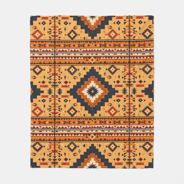 Inspirerad av stamkulturer fleecefilt (Framsidan)