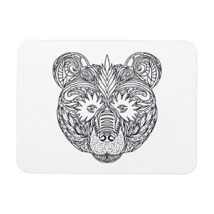 Inspirerad björn magnet