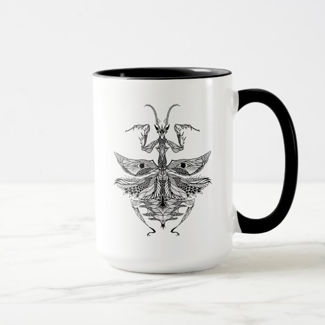 Inspirerad bönsyrsa mugg (Höger)
