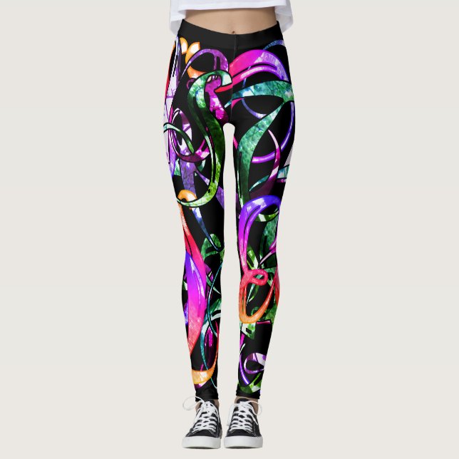 Inspirerad BTS Leggings (Framsida)