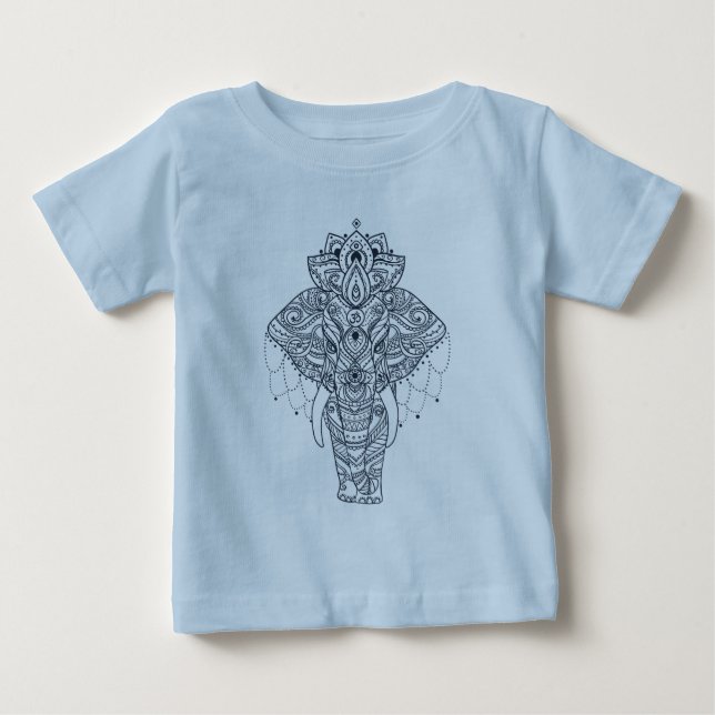 Inspirerad elefant t shirt (Framsida)