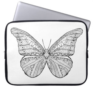 Inspirerad fjäril laptop sleeve