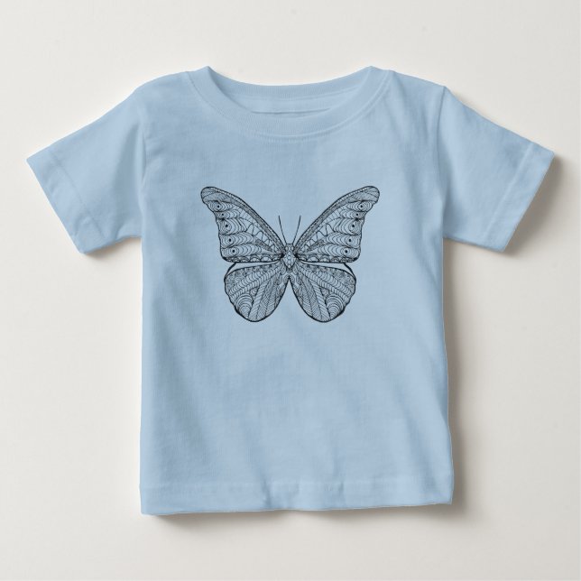 Inspirerad fjäril tee shirt (Framsida)