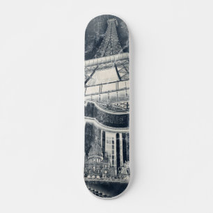 Inspirerad fransk old school skateboard bräda 18 cm