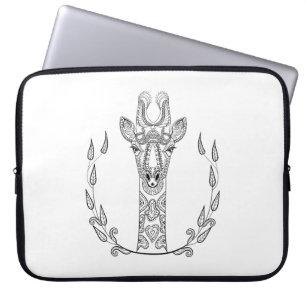 Inspirerad giraff laptop fodral