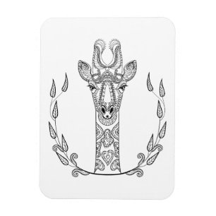 Inspirerad giraff magnet