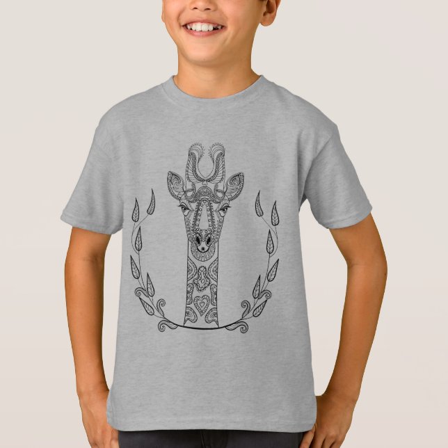 Inspirerad giraff tee shirt (Framsida)