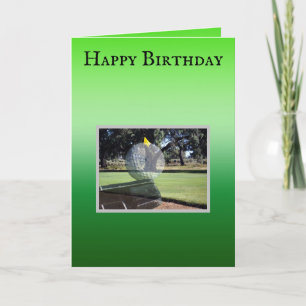 Inspirerad grattis på födelsedagen för Golf, Kort