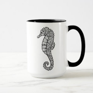 Inspirerad havshäst mugg
