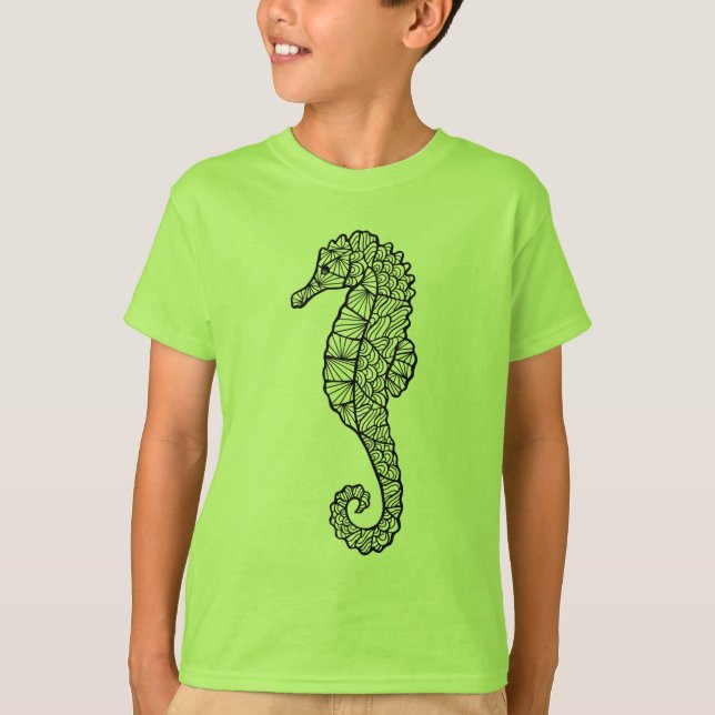 Inspirerad havshäst tee shirt (Framsida)