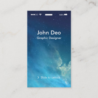 inspirerad iOS Visitkort