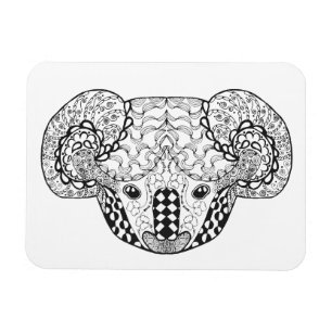 Inspirerad Koalabjörn Magnet