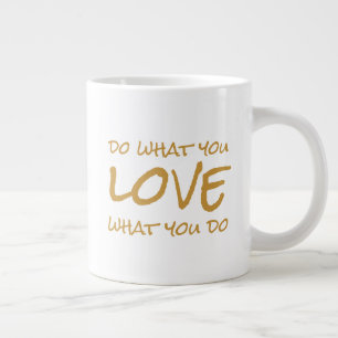 Inspirerad livsoffert gör vad du gör i Kärlek Jumbo Mugg