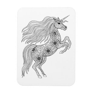 Inspirerad magisk Unicorn Magnet