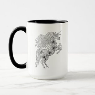 Inspirerad magisk Unicorn Mugg