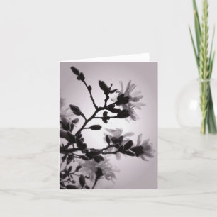 Inspirerad Magnolia för asiat Kort