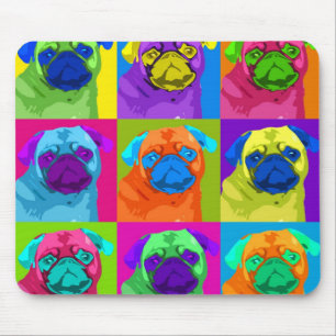 inspirerad mops Mousepad Musmatta