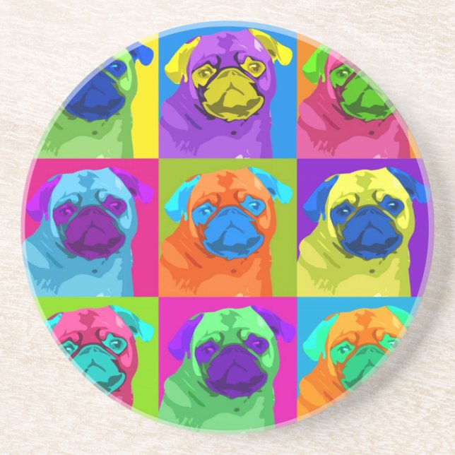 inspirerad mopskustfartyg underlägg sandsten (Framsidan)